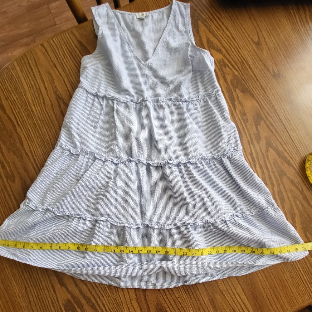 J Crew Factory Seersucker Dress - Picture 5 of 7
